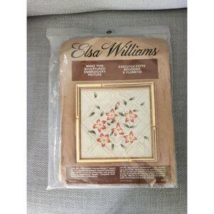 Elsa Williams Embroidery Kit Salt Marsh Roses Vintage #03512 NEW SEALED